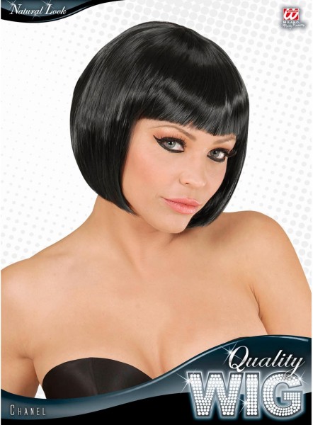 Bobby Schwarze Bob Perücke