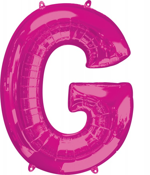 Folienballon Buchstabe G pink XL 81cm