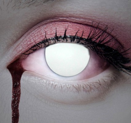 Komplett Weiße Jahres Kontaktlinsen 3