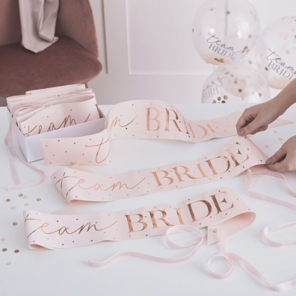 6 JGA Night Team Bride Sashes
