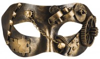 Kupfergoldene Steampunk Augenmaske