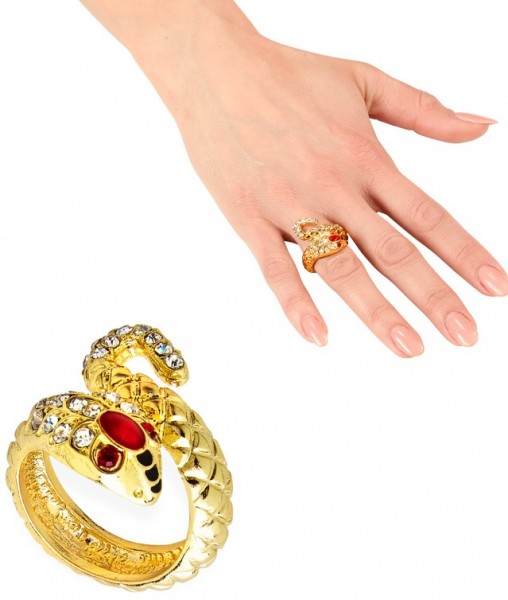 Goldener Schlangenring
