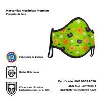 Mund Nasen Maske Kürbis und Friends für Kinder