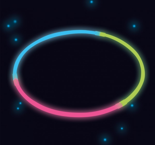 XL Pack Power Glowstick 20cm Bunt 4er