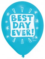 Vorschau: 6 Beautiful Day Luftballons 27,5 cm