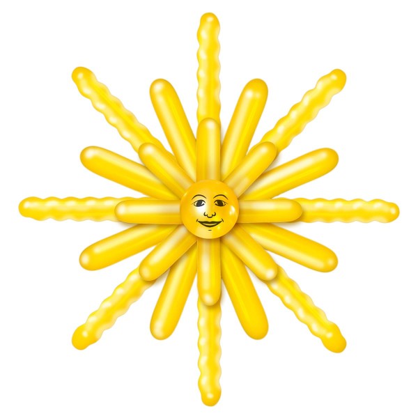 Ballonset fröhliche Sonne 25-teilig