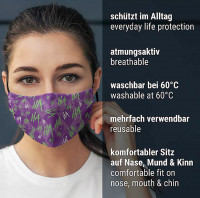 Vorschau: Mund Nasen Maske Joker für Erwachsene