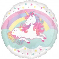 Wonderland Einhorn Folienballon 45cm