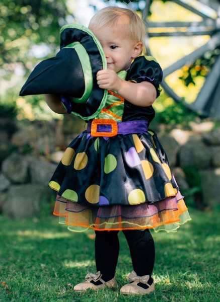 Pünktchen Hexenkostüm für Kleinkinder 3
