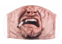 Vorschau: Mund Nasen Maske Raucher für Herren