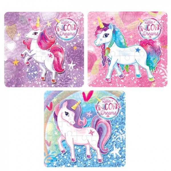 1 Einhorn Puzzle 13 x 12cm