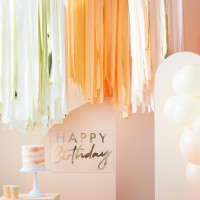 Sweet Peach Krepppapierluftschlangen