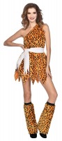 Steinzeit Lady Wanja Damenkostüm Deluxe
