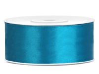25m Satin Geschenkband türkis 25mm breit