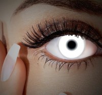 Schneeweiße Jahres Kontaktlinse