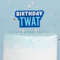 Nasty Birthday Twat Tortenkerze
