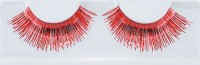 Rote Metallic Wimpern