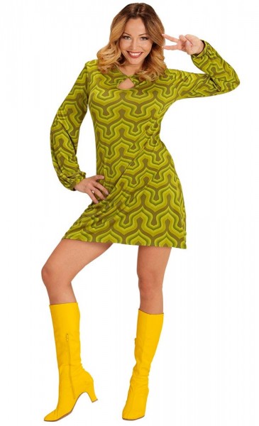 Selina Seventy Retro Kleid Für Damen 4