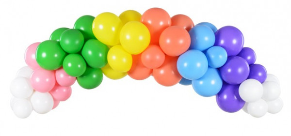 Rainbow City Ballongirlanden Set