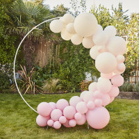 Vorschau: Eco Nude und Rosa Ballongirlande 75-teilig