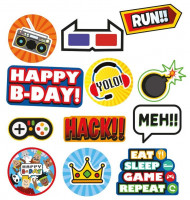 Party in Town Ausschnitte 12-teilig