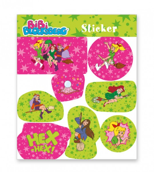 Bibi Blocksberg Sticker Bogen