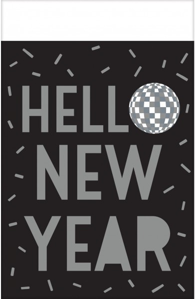 New Year Disco Tischdecke 2,59 x 1,37m