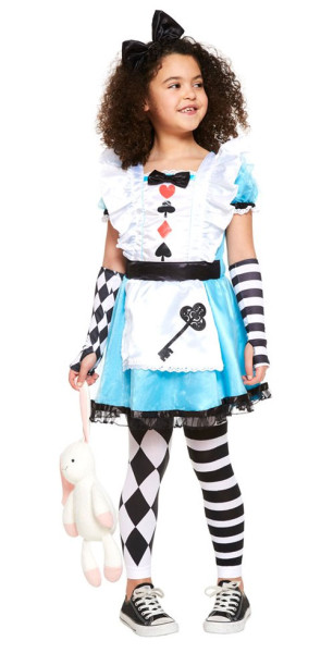 Wunder Alice Mädchenkostüm 4