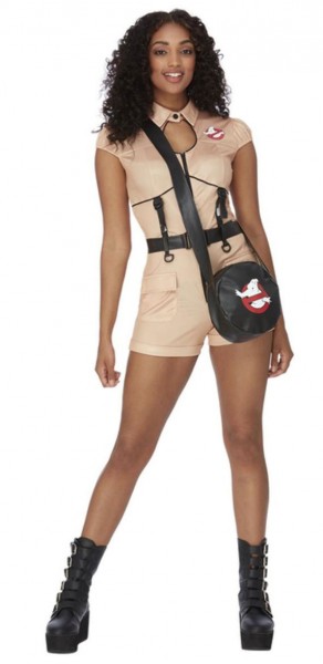 Sexy Overall Ghostbusters Damenkostüm mit Tasche