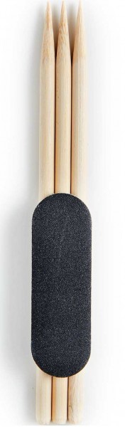 3 Holzstifte für Kratzpapier