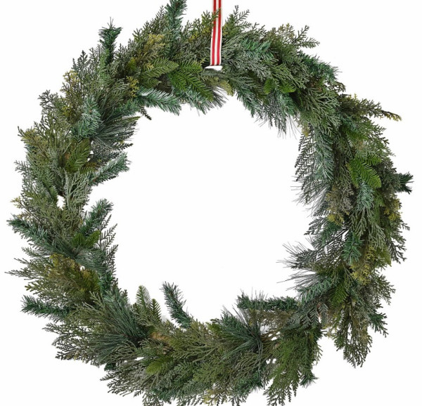 Extra großer Weihnachtskranz 90cm 2