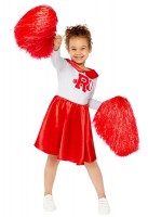 Förhandsgranskning: Deluxe cheerleader barndräkt Sandy
