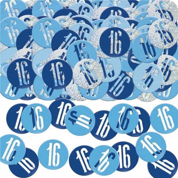Blue Dots 16th Birthday Streudeko 14g