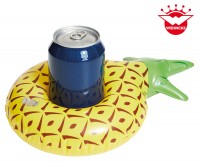 Aufblasbarer Getränkehalter Ananas 19x19x6cm