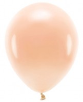 100 Eco Pastell Ballons pfirsich 26cm