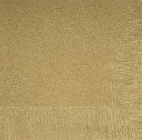 20 Servietten Vera gold 33cm