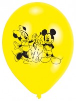 Vorschau: 6 Mickey Mouse & Seine Freunde Luftballons 23cm