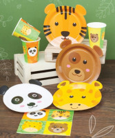 Vorschau: 8 Tierparadies Pappteller 18cm