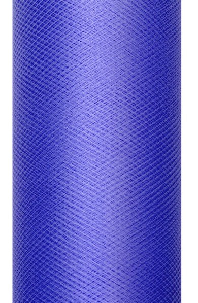 Tüll Stoff Luna royalblau 9m x 30cm