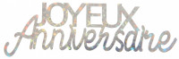 Silberner Anniversaire Ètoile Ausschnitt