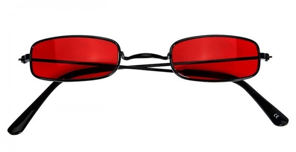 Blutrote Vampir Brille