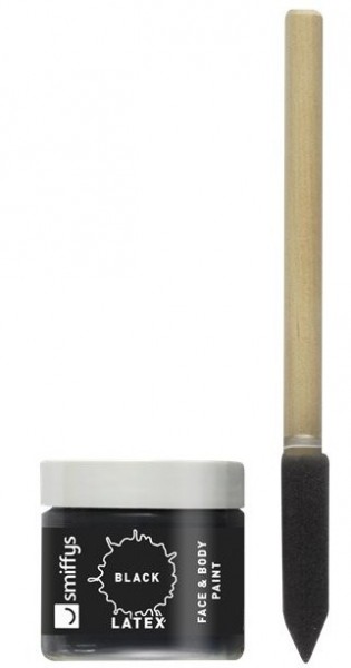 Schwarzes Flüssiglatex 59ml