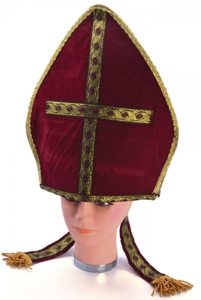 Rote Papst Haube
