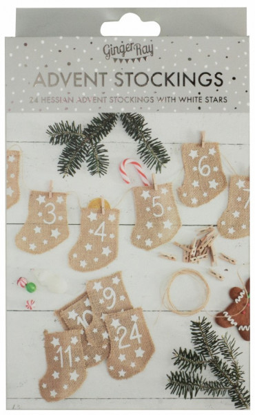 DIY Nikolaus Stiefel Adventskalender 3