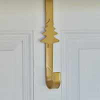 Vorschau: Landhaus Weihnacht Kranz Hänger 30 x 6cm