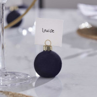 6 Elegante Weihnacht Kugel Tischkartenhalter