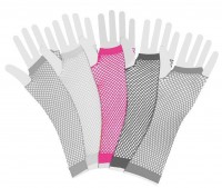Neon Pinke Netzhandschuhe