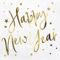 20 VIP New Year Servietten 33cm