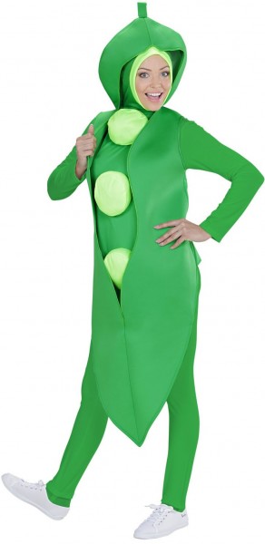 Erbsenschoten Veggie Damenkostüm