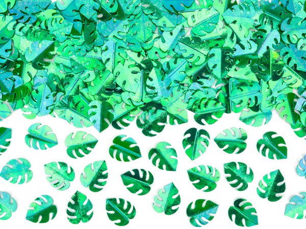 Grüne Monstera Blätter Streudeko 15g